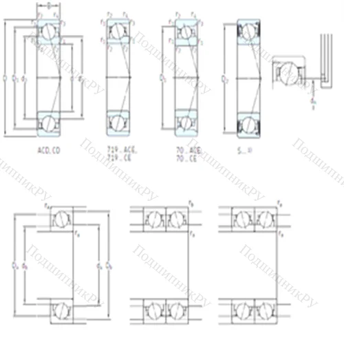 Подшипник шариковый радиально-упорный S 71915 ACD/P 4A от производителя  SKF Подшипник шариковый радиально-упорный S 71915 ACD/P 4A от производителя  SKF