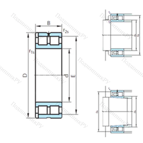 Подшипник роликовый радиальный PSL 512-302