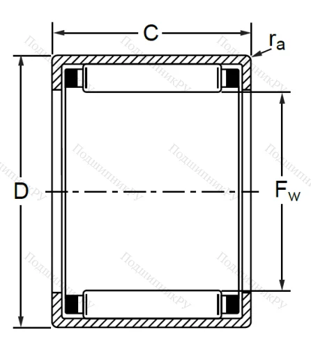 Подшипник HK 2820 AS 1 в Красноярске Подшипник HK 2820 AS 1 в Красноярске