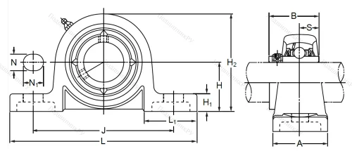 Подшипниковый корпус  P 215 в Красноярске