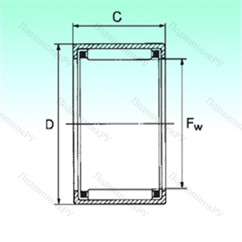 Подшипник игольчатый радиальный HK 4538