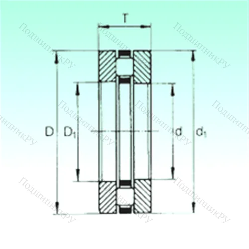 Подшипник роликовый упорный 81272 от производителя  NBS Подшипник роликовый упорный 81272 от производителя  NBS