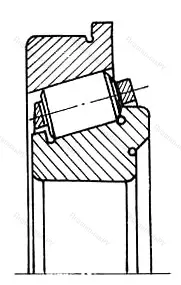 Модификация подшипника 679/622 размер 622,3x734x46