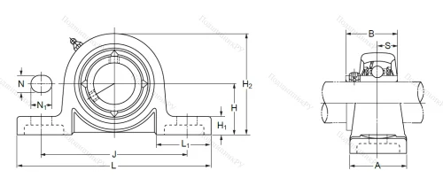Подшипниковый узел UCP 319 в Красноярске
