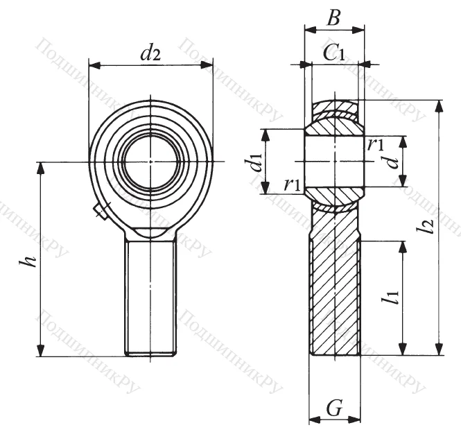 Шарнирная головка POS 25 L в Красноярске