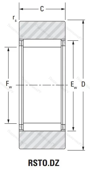 Подшипник RSTO 15 DZ