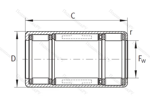 Подшипник обгонной муфты обгонная муфта HFL 2530 L 564 в Красноярске