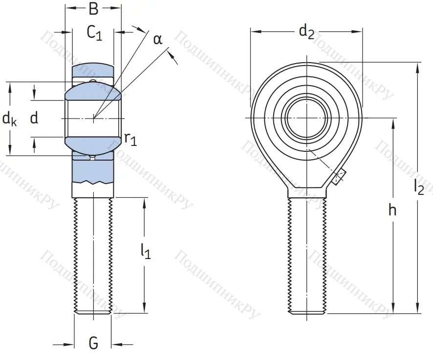 Шарнирная головка POS 6 L в Красноярске