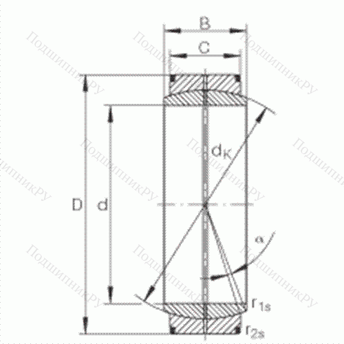 Подшипник шарнирный GE 440-DO