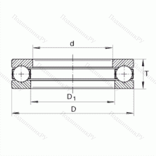 Подшипник шариковый упорный 928 от производителя  INA Подшипник шариковый упорный 928 от производителя  INA