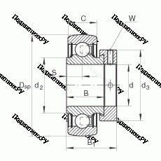 Подшипник RALE 25-NPP-B в Красноярске