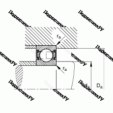 Подшипник 6300-2RSR